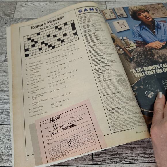 Games Magazine March / April 1981 Vtg Brain Teasers Logic Crossword Puzzles - Picture 13 of 16